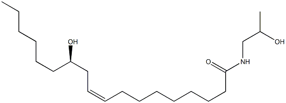 Ricinolic acid isopropanolamide Structure