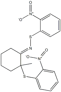 2-Methyl-2-(2-nitrophenylthio)-1-(2-nitrophenylthioimino)cyclohexane