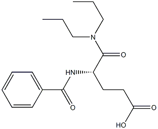 (S)-4-(Benzoylamino)-5-(dipropylamino)-5-oxovaleric acid