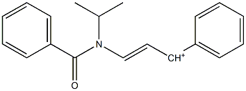 1-Phenyl-3-[isopropyl(benzoyl)amino]-2-propen-1-ium