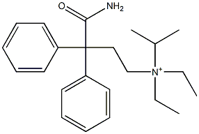 N,N-Diethyl-N-isopropyl-3-carbamoyl-3,3-diphenyl-1-propanaminium