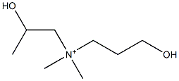 (2-Hydroxypropyl)(3-hydroxypropyl)dimethylaminium