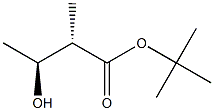 (2S,3S)-2-Methyl-3-hydroxybutyric acid tert-butyl ester Structure