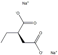 [R,(-)]-2-Ethylsuccinic acid disodium salt Struktur