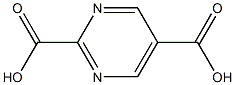 2,5-Pyrimidinedicarboxylic acid 结构式