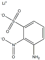 3-Amino-2-nitrobenzenesulfonic acid lithium salt,,结构式