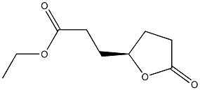 (R)-5-Oxotetrahydrofuran-2-propionic acid ethyl ester Structure