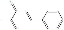 1-(Phenyl)-4-methyl-1,4-pentadien-3-one Struktur