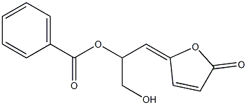 (4Z)-6-Benzoyloxy 4,7-dihydroxyhepta-2,4-dienoic acid 1,4-lactone