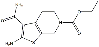  2-Amino-3-carbamoyl-4,5,6,7-tetrahydro-6-ethoxycarbonylthieno[2,3-c]pyridine