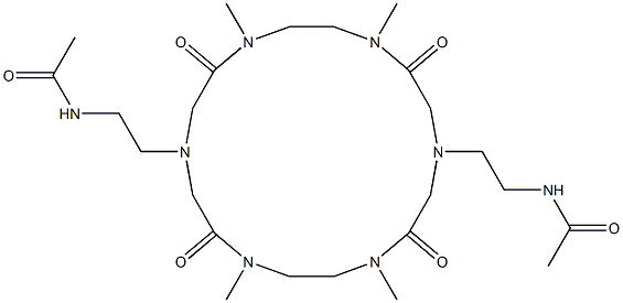 2,5,11,14-Tetramethyl-8,17-bis[2-(acetylamino)ethyl]-2,5,8,11,14,17-hexaazacyclooctadecane-1,6,10,15-tetrone