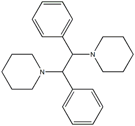 α,β-ビスピペリジノビベンジル 化学構造式