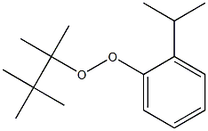 2-Isopropylphenyl 1,1,2,2-tetramethylpropyl peroxide Structure