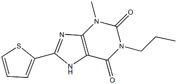 3-Methyl-1-propyl-8-(2-thienyl)xanthine