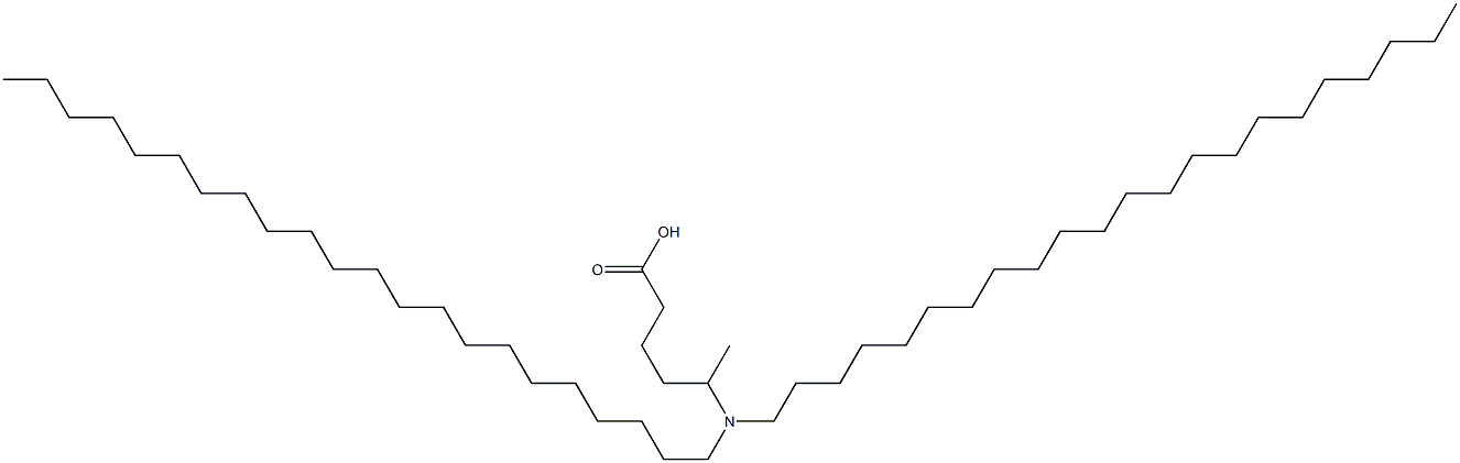 5-(Didocosylamino)hexanoic acid 结构式