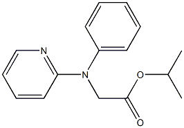 N-(2-Pyridyl)-L-phenylglycine isopropyl ester Structure