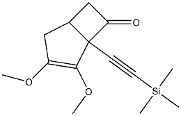 1-[(Trimethylsilyl)ethynyl]-2,3-dimethoxybicyclo[3.2.0]hept-2-en-7-one|