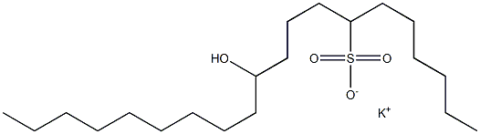 11-Hydroxyicosane-7-sulfonic acid potassium salt