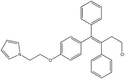 1-(2-Chloroethyl)-1-phenyl-2-[4-(2-(1H-pyrrol-1-yl)ethoxy)phenyl]-2-(phenyl)ethene