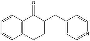 2-(4-Pyridylmethyl)tetralin-1-one Structure