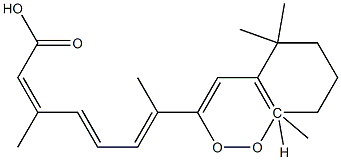 5,8-Epidioxy-5,8-dihydroretinoic acid Structure