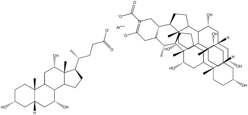 トリコール酸アルミニウム 化学構造式