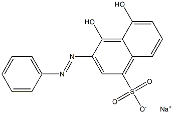 4,5-Dihydroxy-3-(phenylazo)naphthalene-1-sulfonic acid sodium salt