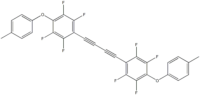 1,4-Bis(4-(4-methylphenoxy)-2,3,5,6-tetrafluorophenyl)-1,3-butadiyne