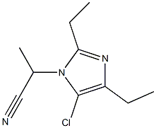 5-Chloro-1-(1-cyanoethyl)-2,4-diethyl-1H-imidazole