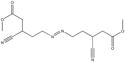 5,5'-Azobis(3-cyanovaleric acid)dimethyl ester Structure