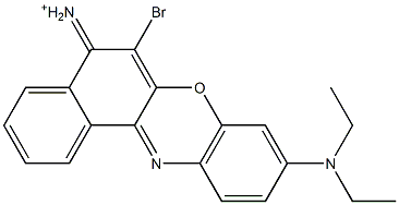 6-Bromo-9-(diethylamino)-5H-benzo[a]phenoxazin-5-iminium|