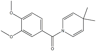 1,4-Dihydro-4,4-dimethyl-1-(3,4-dimethoxybenzoyl)pyridine