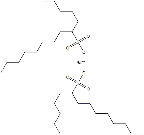 ビス(テトラデカン-6-スルホン酸)バリウム 化学構造式
