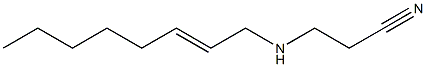 3-(2-Octenylamino)propionitrile Structure