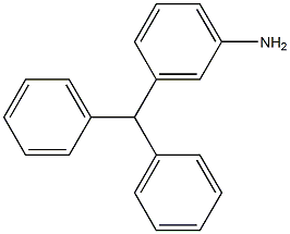 3-(Diphenylmethyl)benzenamine 结构式