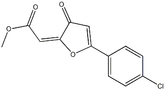  2-Methoxycarbonylmethylene-5-(4-chlorophenyl)furan-3(2H)-one