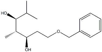 (3R,4S,5S)-1-(Benzyloxy)-4,6-dimethylheptane-3,5-diol Structure