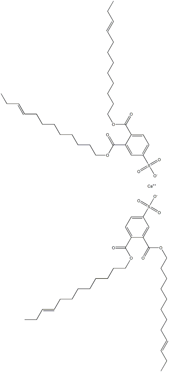 Bis[3,4-di(9-dodecenyloxycarbonyl)benzenesulfonic acid]calcium salt|