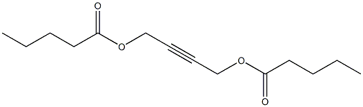 Divaleric acid 2-butyne-1,4-diyl ester Structure