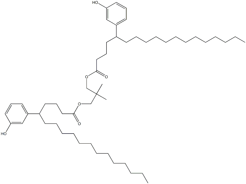 Bis[5-(3-hydroxyphenyl)stearic acid]2,2-dimethylpropane-1,3-diyl ester|