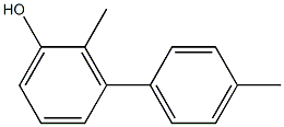 2-Methyl-3-(4-methylphenyl)phenol,,结构式