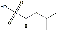 [S,(-)]-4-Methyl-2-pentanesulfonic acid 结构式