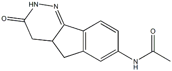 7-Acetylamino-4,4a-dihydro-5H-indeno[1,2-c]pyridazin-3(2H)-one Structure