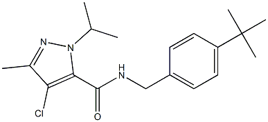 4-Chloro-5-methyl-2-isopropyl-N-(4-tert-butylbenzyl)-2H-pyrazole-3-carboxamide
