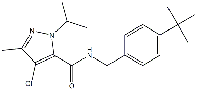  4-Chloro-5-methyl-2-isopropyl-N-(4-tert-butylbenzyl)-2H-pyrazole-3-carboxamide