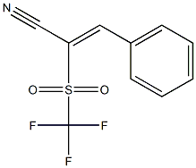 2-(Trifluoromethylsulfonyl)-3-(phenyl)acrylonitrile