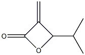 4-Isopropyl-3-methyleneoxetan-2-one Struktur