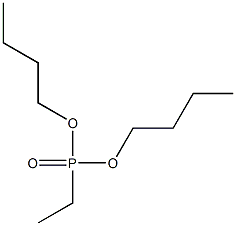 Ethylphosphonic acid dibutyl ester Struktur
