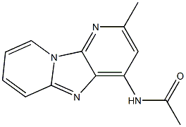 N-[2-Methyldipyrido[1,2-a:3',2'-d]imidazol-4-yl]acetamide,,结构式