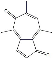 4,6,8-Trimethylazulene-1,5-dione Structure